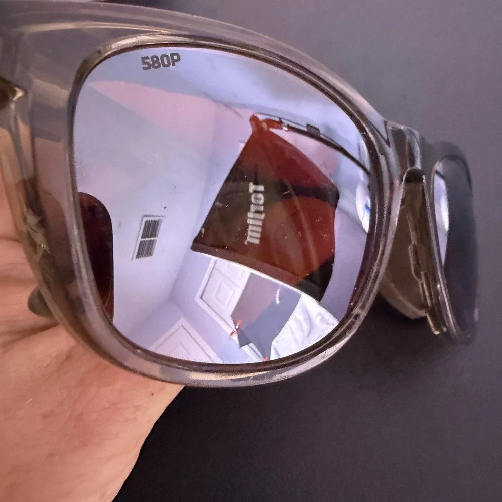Costa Del Mar Anaa Sunglasses Womens 54mm Shiny Kelp 580P Polarized Lenses Read!